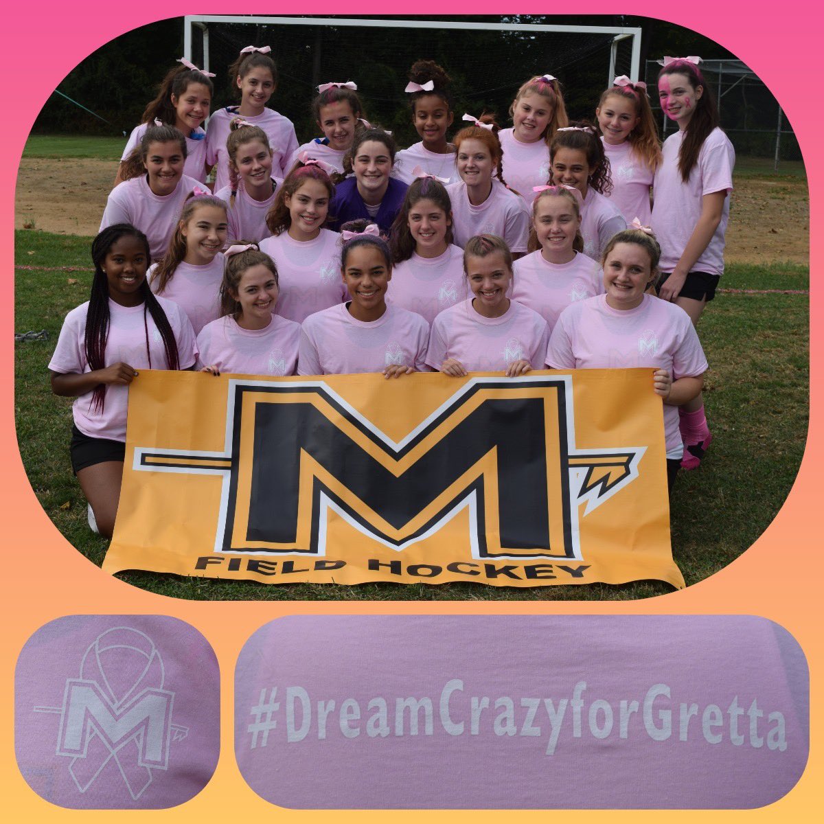 Today's Pink Game was an absolute success! Several hundred $ was raised for Coach Gretta, including a generous donation from the Little Flower field hockey team! Thank you for all who donated to any of our fundraisers today! 
#DreamCrazyforGretta #FITtofight #PhilaFH #alltogether