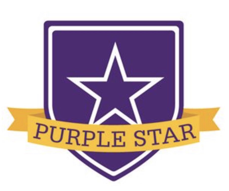 CrestwoodMiddle's tweet photo. 💜💜💜We are so PROUD to be awarded the Purple Star award for being a military friendly school. It is our HONOR to connect and serve our military families who serve us EVERY DAY. 💜💜💜 https://t.co/pfW5B1yaKH