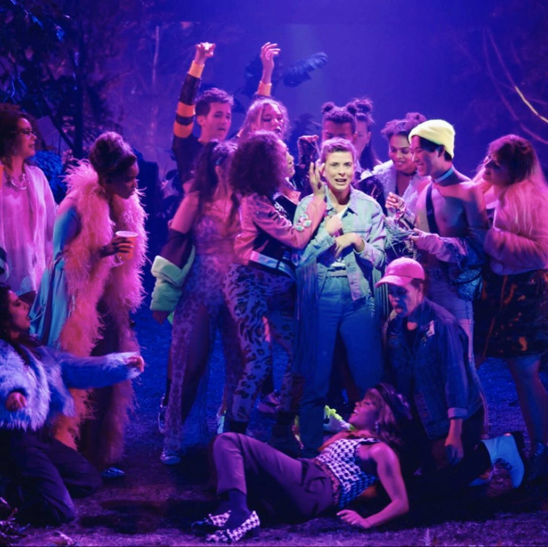 NewNeighborhood's tweet photo. Neighbor extraordinaire Jeanine Serralles opened "Girls" @yalerep! Go see this spectacular world premiere adaptation of "The Bacchae" by Branden Jacobs-Jenkins through 10/26! Photo by Joan Marcus. https://t.co/zn26fvJ5em