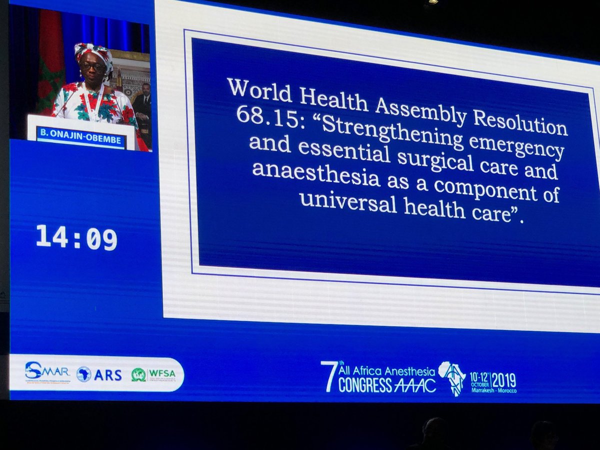 janetmartinwho's tweet photo. Great presentations by @jmellinolsen Wayne Morris, @FBulamba @BisolaObembe Patricia Yazbeck on global, African-Wide, Nigerian, and Pan-Arabian approaches to building safe anaesthesia capacity. #aaac2019 @wfsaorg https://t.co/UddMJbNadZ