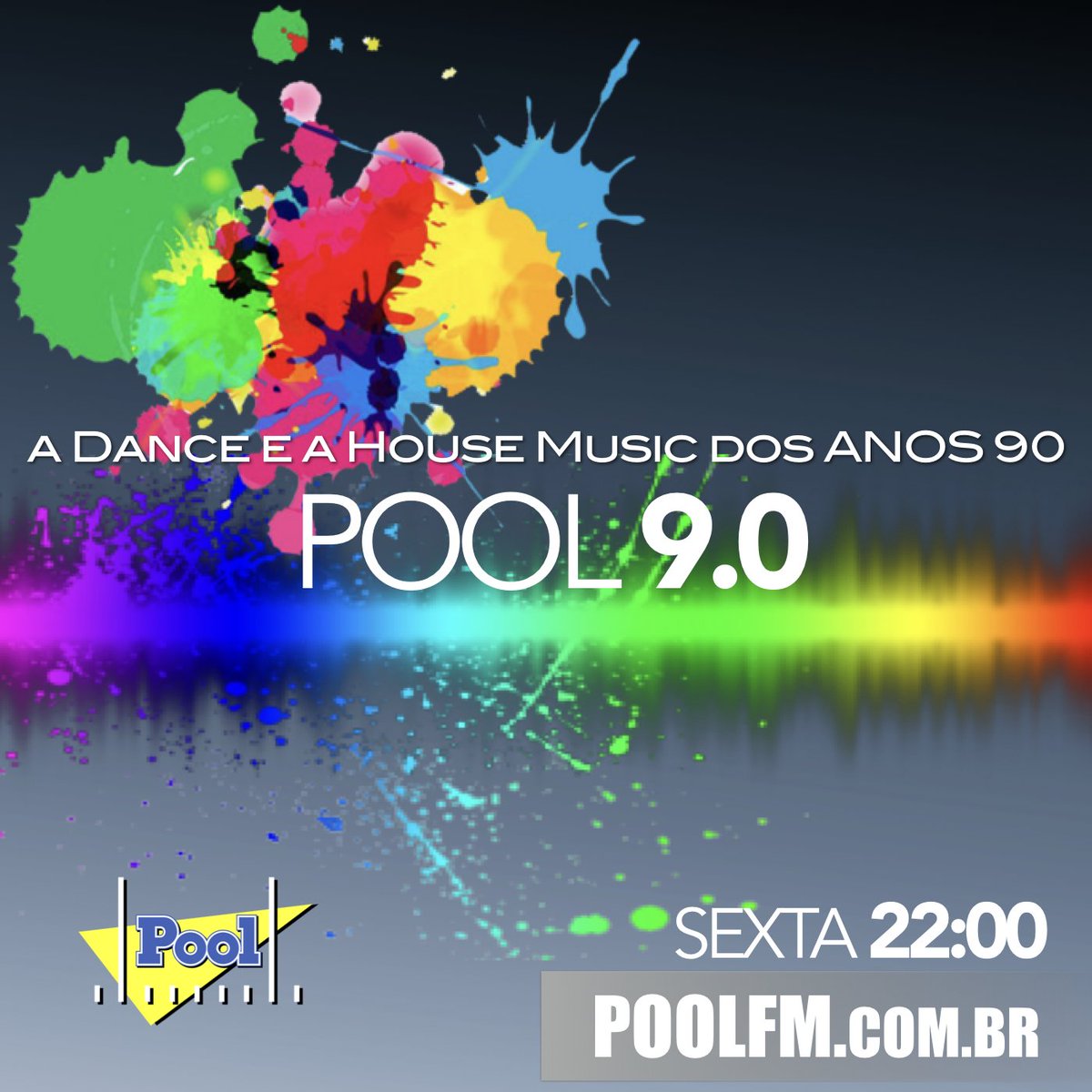 poolfmoficial's tweet photo. 9️⃣.0️⃣ #Pool90 é o #Dance e a #HouseMusic do #anos90 aqui na #PoolFM e começa daqui a pouco com muita energia [daqui a pouco: 22:00h] https://t.co/UKYBG2O24m