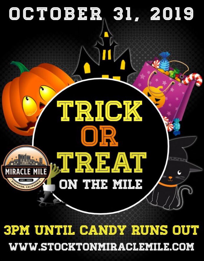 miraclemile209's tweet photo. SAVE THE DATE!!!
#halloween #trickortreat #miraclemilestockton #stocktonmiraclemile https://t.co/VSjsuDbZNc