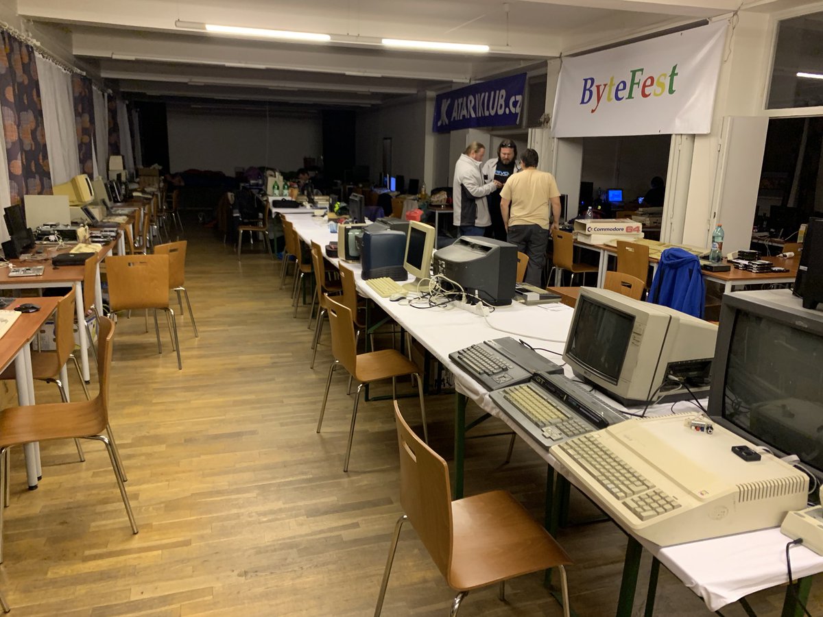 KutilDomaci's tweet photo. Late night @ @bytefestcz #bytefest2019 https://t.co/pPbW2WQ9Af