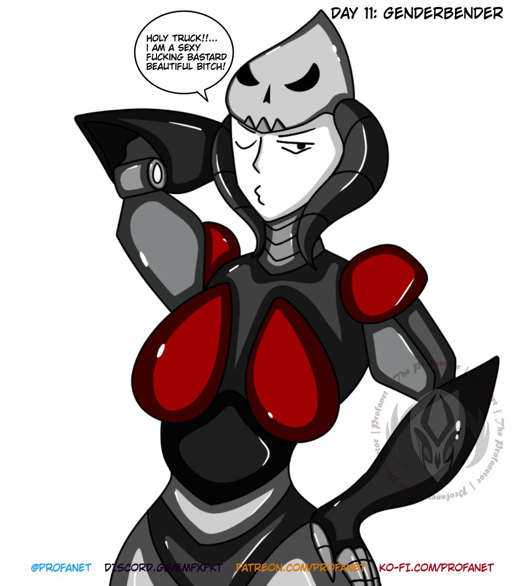 Profa_Nite's tweet photo. Calm guys, it's just a different armor, I'm still the same worm without gender
DAY 11: GENDERBENDER
#profaktober #Profanet #genderbender #Imbeautifulbastardbitch #Hellinthepotato #Narcissist https://t.co/KC6qNm2lqJ