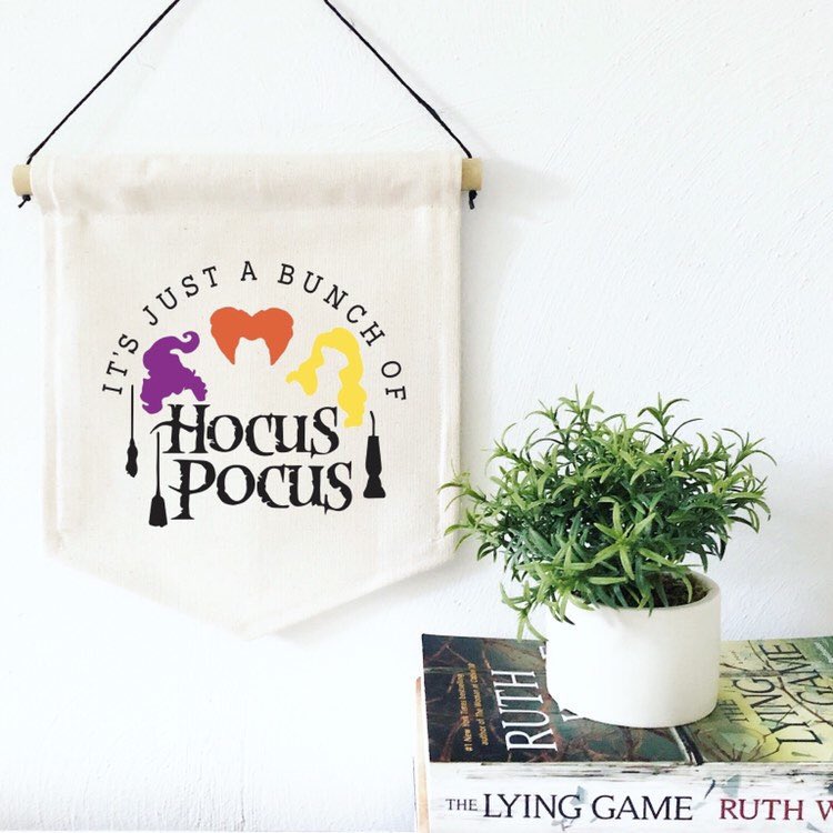 TinyKeaCo's tweet photo. Excited to share this item from my #etsy shop: Hocus Pocus Halloween Wall Banner | Halloween Sign | Halloween Decor | Halloween Party | Wall Art Banner | Farmhouse Halloween https://t.co/YfxdrY1gqJ https://t.co/OcADtsPR18
