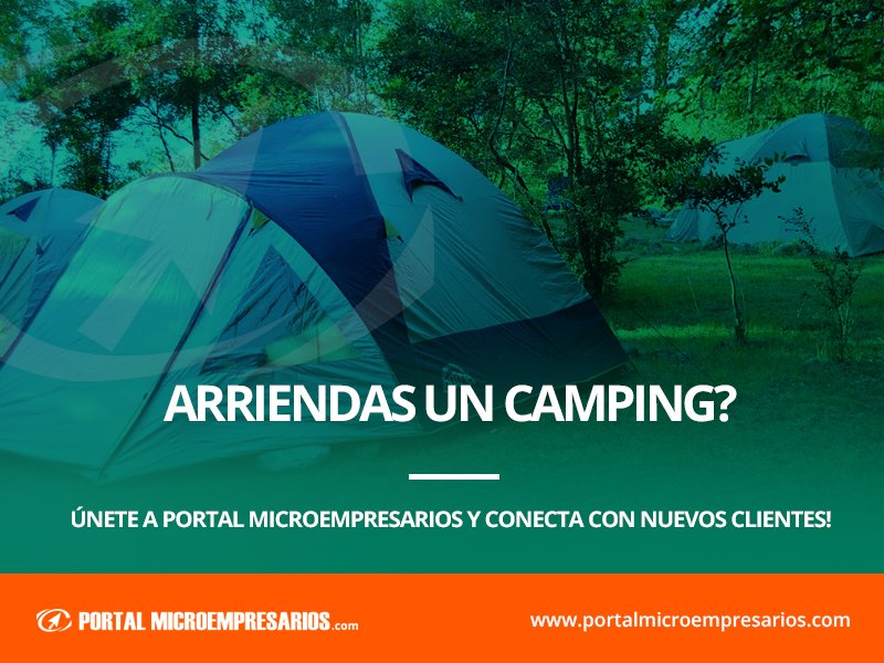 PortalMicroempr's tweet photo. Portal Microempresarios es público y gratuito! Únete en https://t.co/tXWSbobY5l y podrás registrar tu negocio, productos y servicios, comentar, recomendar, y suscribirte a promociones de Microempresarios, gratis!
#camping #Acampar #outdoor #vacaciones #naturaleza #Microempresas https://t.co/0Hj18Skyyh