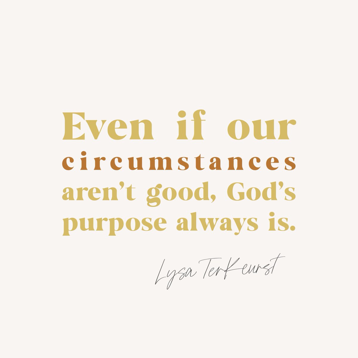 LysaTerKeurst's tweet photo. God will accomplish good even when life doesn’t look good or feel good. 

Even if we can’t see it, I pray we’ll choose to believe it. 

"And we know that in all things God works for the good of those who love him, who have been called according to his purpose." Romans 8:28 (NIV) https://t.co/nXzxObo3kw