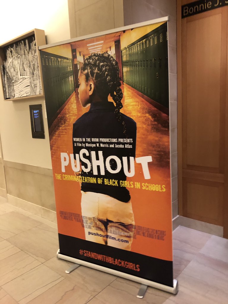 CWATSONHARRIS's tweet photo. International Day of the Girl- Unscripted and Unstoppable! #GEMNation celebrating Girl Power with @MoniqueWMorris @ the screening of Push Out! https://t.co/xQsRbeB7cY So proud of our girls for owning their stories!!! @DOEChancellor #childrensagenda https://t.co/7CnclT338F