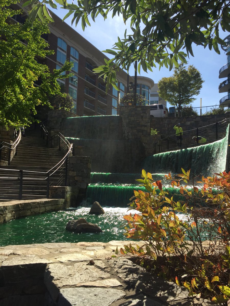 Greenville SC is surprisingly beautiful.  Even has an FLW house...