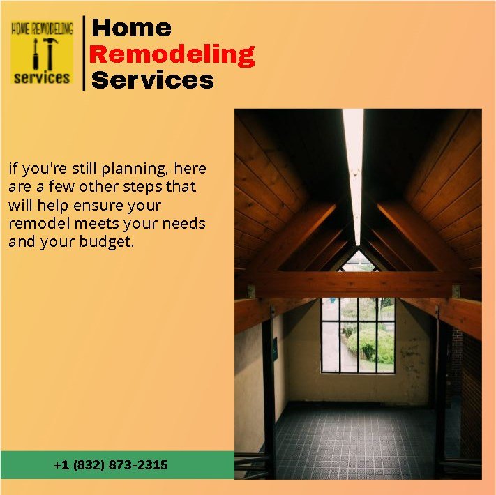 HomeRemodelin20's tweet photo. If you're in the "we're only thinking about it" phase of a home remodel, you've taken the first step to improve your home to meet your needs.
Free for estimate
Call us +1 (832) 873-2315
homeremoservices@outlook.com
#renovation #remodeling #repair #project #exterior #interior https://t.co/aTEcYJvBRT