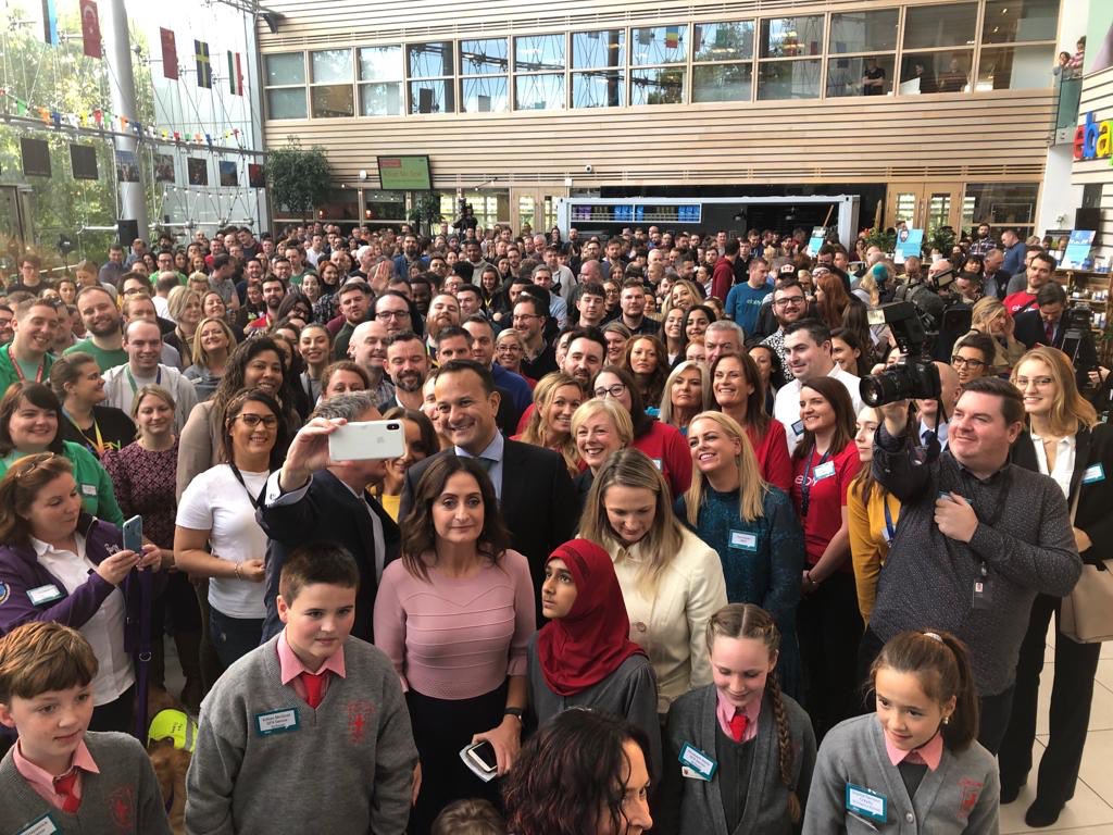Really informative morning at <a href="/eBayIreland/">eBay Ireland</a> where we saw how effective their work from home scheme is - allowing people have great careers but a better work life balance