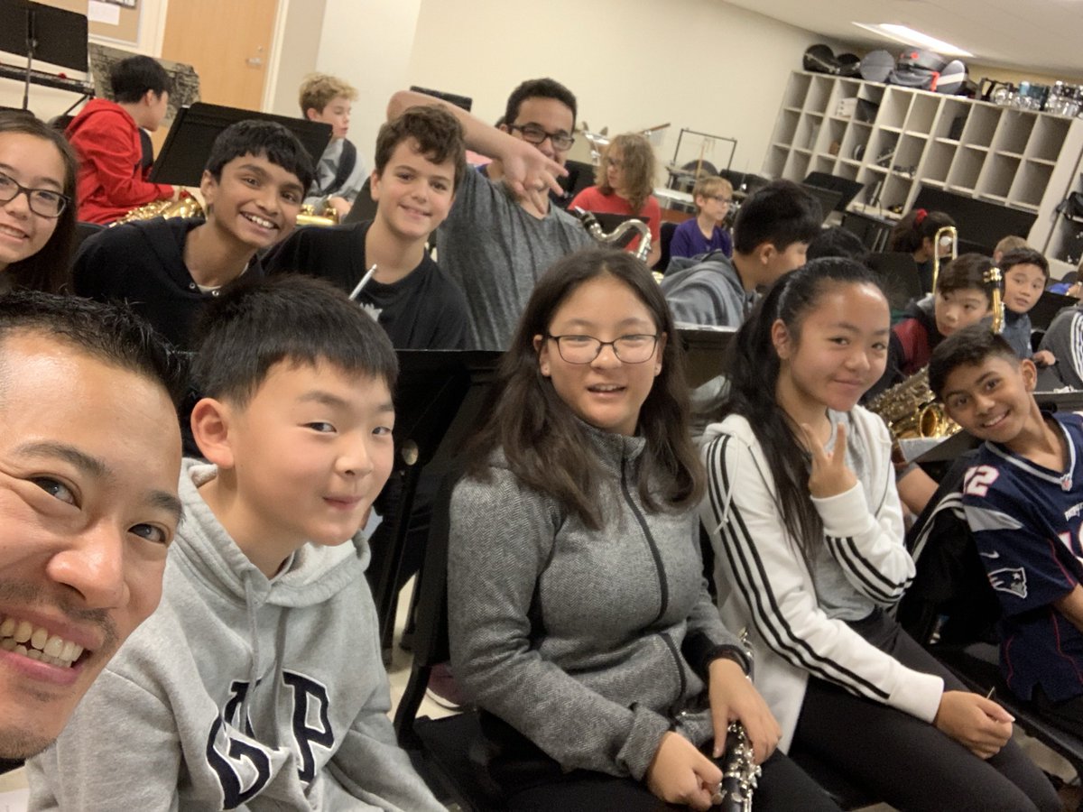 LexPerformArts's tweet photo. Our K-12 Performing Arts Coordinator, Mr. Cassedy, loved playing clarinet along with Mr. Forman’s 7th Grade Band during rehearsal at Clarke MS today! #clarinetsquad #musicisageless #lexperformingarts @lexingtonsuper @ClarkePrincipal https://t.co/U9PLam7IqI