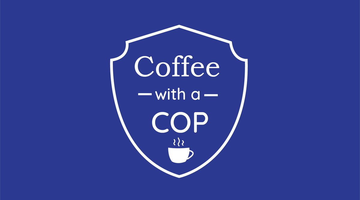 pppd's tweet photo. Oct. 18, noon – 2p, the Starbucks (9740 76th Street) will be hosting Coffee with a Cop event. 

Visitors will be able to connect over a cup of coffee with a Pleasant Prairie Police Officer and enjoy casual conversations about issues affection our community. https://t.co/MOygxGjMmf
