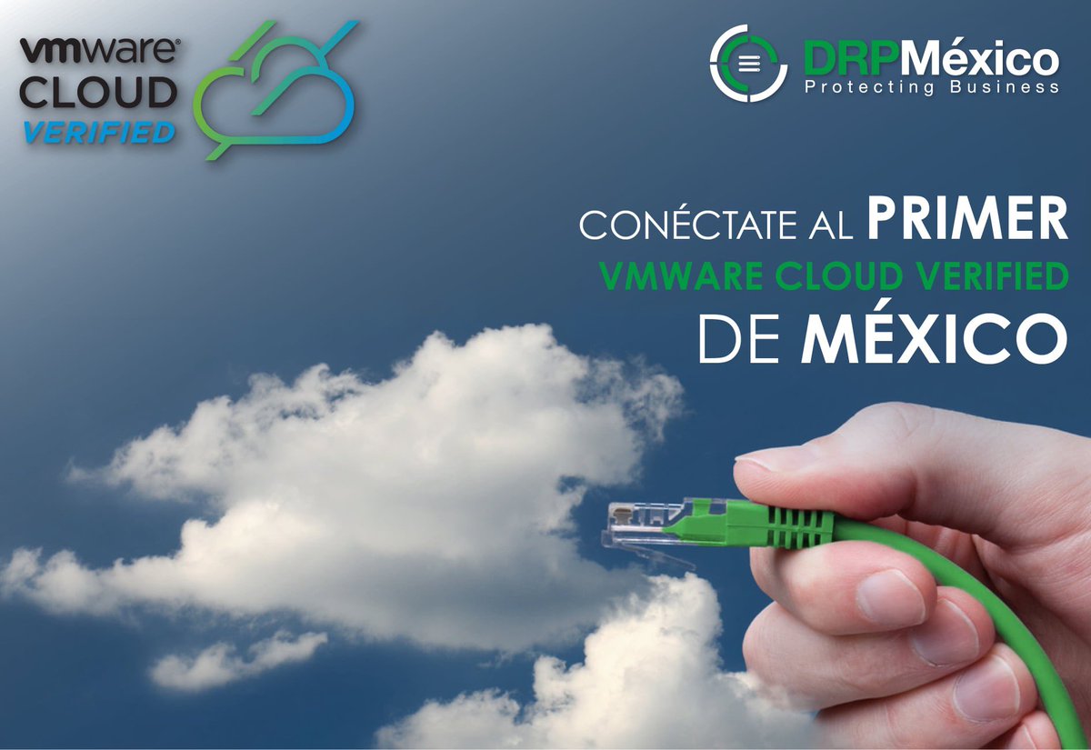ebunticloud's tweet image. DRP México es el primer VMware Cloud Verified en México☁️✅
#DRPMéxico #VMwareCloudVerified #Solutions #Cloud
drpmexico.com