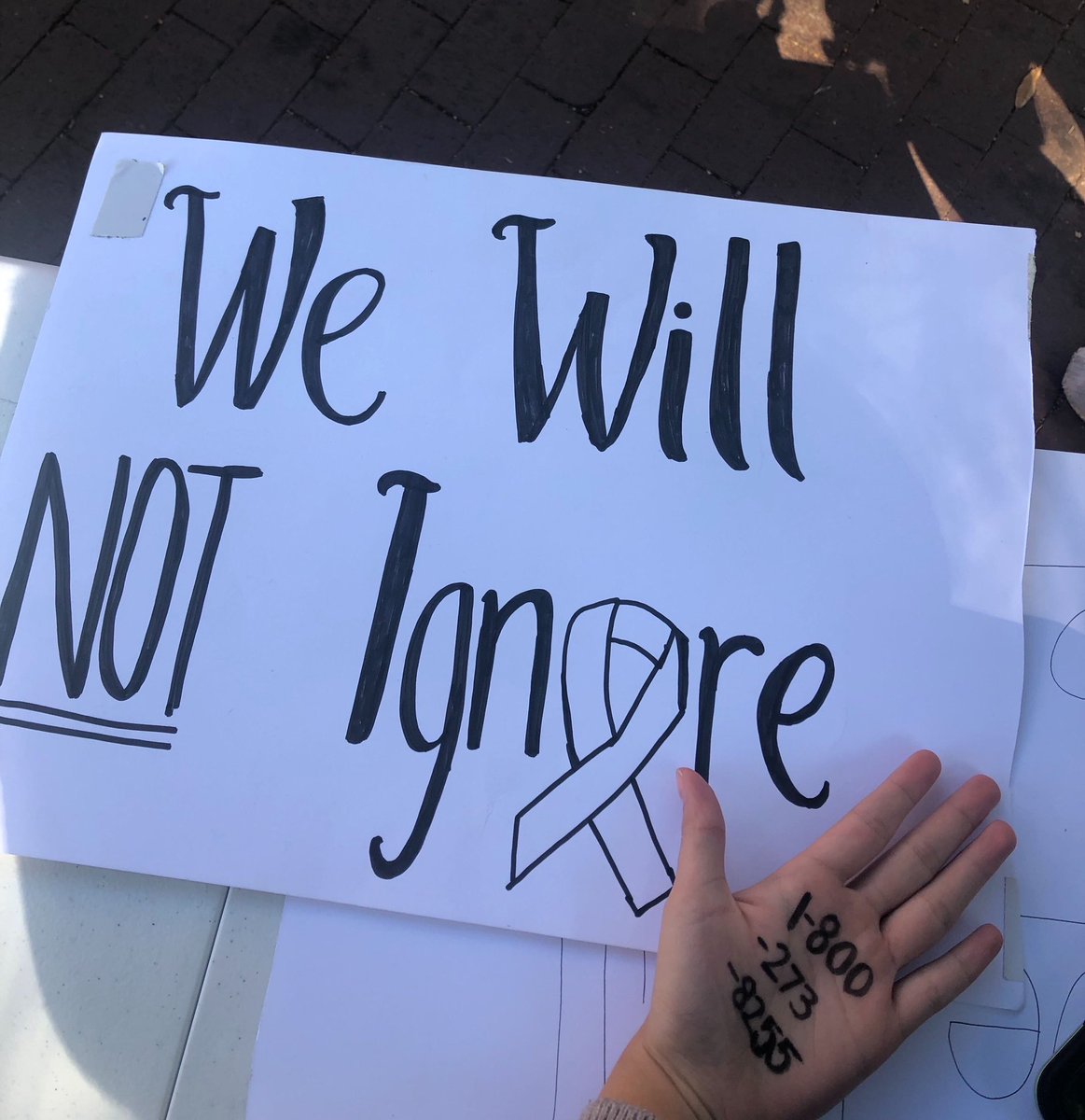 MFOLDC's tweet photo. Make sure to post your #WeWillNotIgnore photos and tag us and @WeWillNotIgnore! https://t.co/4FCcj68srA