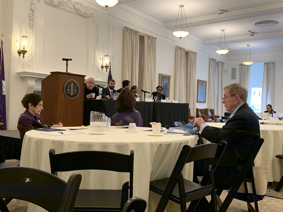 cherylfoong's tweet photo. Thought-provoking Tech Challenge panel at the NYU Hauser Global Law School Program 25th Anniversary Conference, discussing the instrumental nature of data to international economic law. #Hauser25 #nyulaw #techlaw https://t.co/vcoPZvLayh