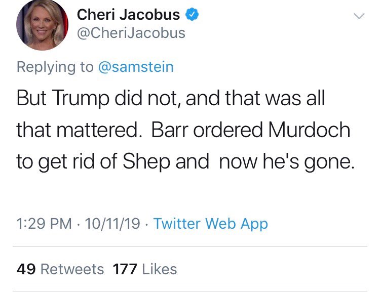 fugitivemama's tweet photo. I can’t believe I used to take this whacko seriously. #ByeFelicia #byeShep https://t.co/zcO1rxNRYB