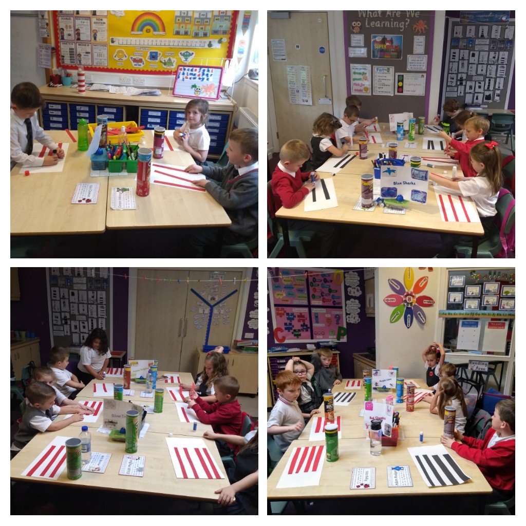 WhinhillP2's tweet photo. We finished our Lighthouse Keepers Lunch topic by making out own lighthouses. We love how they turned out. What do you think? #P2Stars, #topicfun, #lighthouses, @WhinhillPS https://t.co/RLA0qRiudC