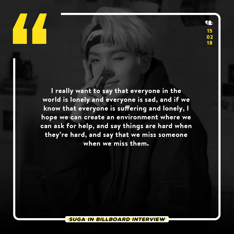 93MHzRadio's tweet photo. 《 93MHz : AD1 》
《 SUGA in Billboard Interview 》

#YoongiQuoteOfTheDay
#흰달 #SUGA #슈가 @BTS_twt https://t.co/ayOkaSELKl