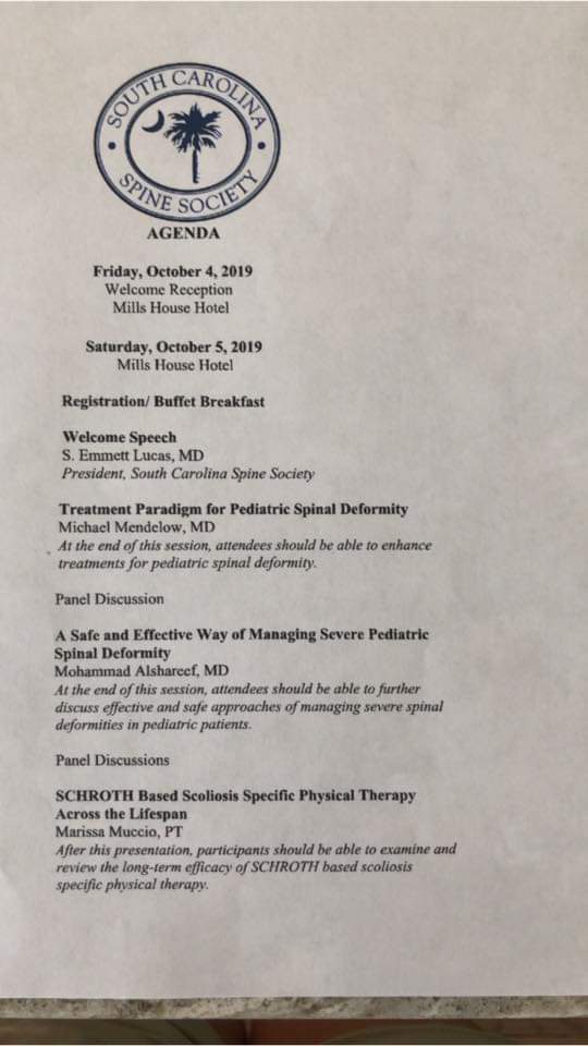 prny_pc's tweet photo. PRNY staff reaches out to each community we serve educating doctors in South Carolina, students at Stockton University and parents of Sussex County NJ #ChoosePT #PTDOS #PTMonth #ScoliosisAwareness #PhysicalTherapy #AIS #Scoliosis #SchrothMethod #ScoliosisSpecificExercises https://t.co/ucecC0ok7y