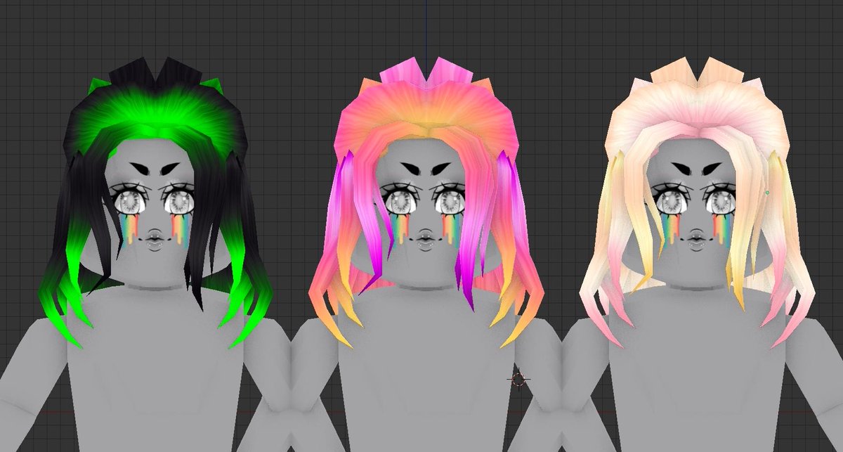 Erythia On Twitter This Was The Hair Created On Today S Stream Comment Below For 3 Potential Hair Colors I Should Send In To Get It Qa Ed I Tried To Go For Billie