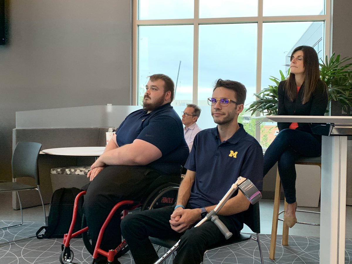 umfamilymed's tweet photo. Thank you, Masco! As the inaugural member of U-M’s Adaptive Scholar Athlete Program, Masco’s generous donation will support two adaptive scholar athletes. The #adaptivesports program is led by @okanlami. @umichmedicine @disability_UM https://t.co/4wAFJsSdEC