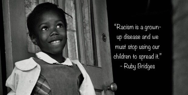 #BlackHistoryMonth  
#BlackQueens
🖤11/31

On #InternationalDayOfTheGirl special shout out to Ruby Bridges, who in 1960, aged 6 was the first black student to attend (what had been) an all white school in the American South. She was received by crowds screaming vicious slurs.