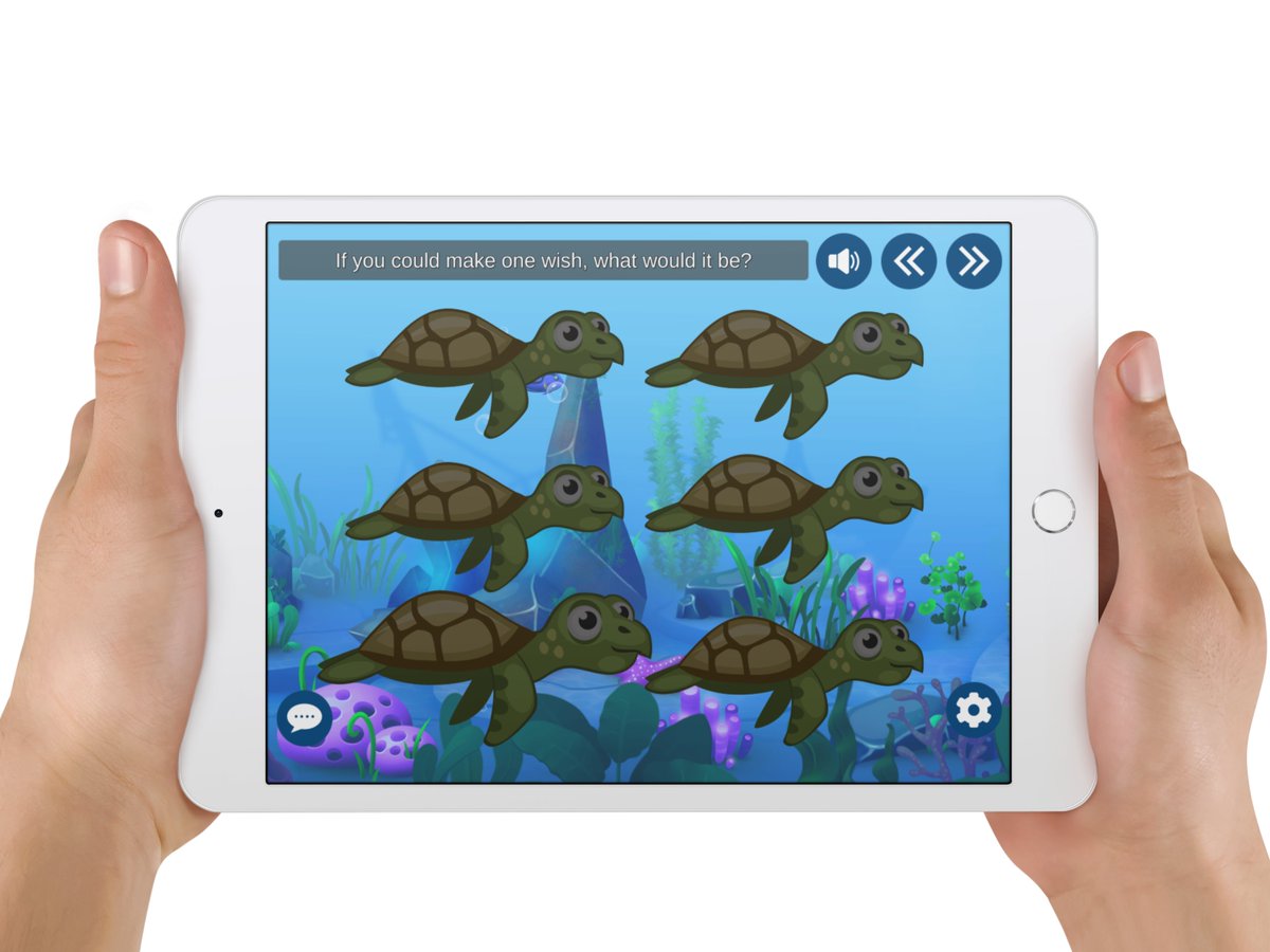 AptusSLT's tweet photo. #slpeeps We're so pleased that our Turtle Talk update is now live! ๐ The design is very different to before. We hope you love the new look and animations as much as we do #slpapps https://t.co/tHUyzlpj8n https://t.co/xnwTUgDKJV