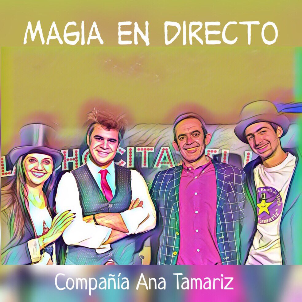 EscuelaAnaT's tweet photo. Los jueves a las 21:00h. 

Os esperamos con #MagiaEnDirecto en el Teatro de Comedia de @chocitadelloro en Gran Vía nº 70 de #Madrid 

#CompañíaAnaTamariz https://t.co/ZbxqEsXDEp
