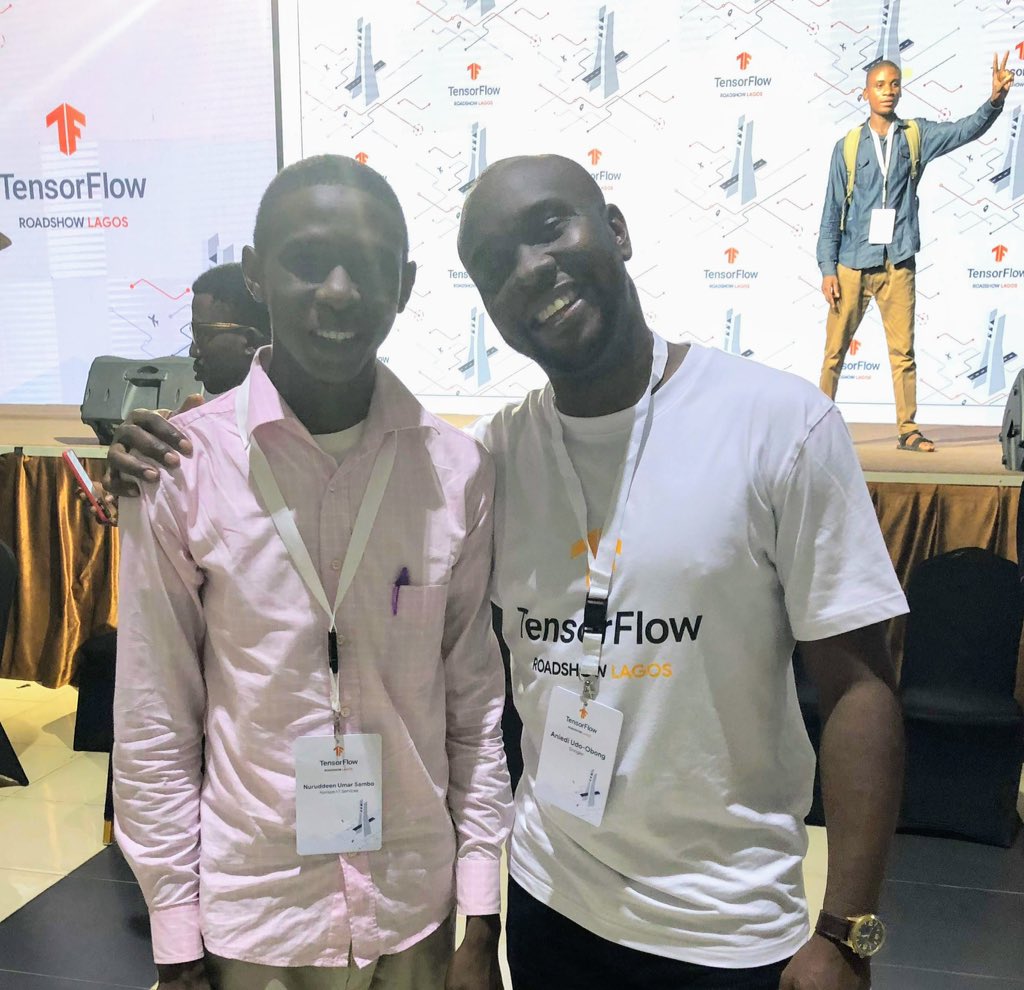 USNuruddeen's tweet photo. TensorFlow Roadshow Lagos was amazing. Thank you @aniediudo for making it possible.
#tensorflowroadshow
@makama_md @The_Dattijo @TFBauchi @AwwalDahiru @nupurgarg16 @TensorFlow https://t.co/jJVFAabOfO
