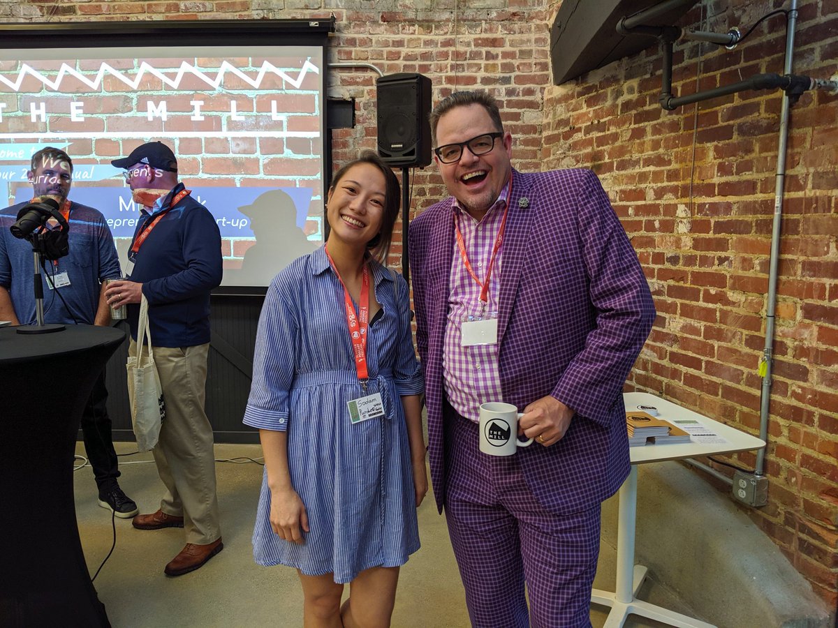 PurdueWestGate's tweet photo. We ❤️ #FPF19! @flyoverpodfest was full of insightful conversation and exciting #podcasting innovation. Great to meet all the Midwest #entreprenuers, #podcasters and #innovators who came out today! Thanks for having us @flyoverpodfest and @dimensionmill! 🙌 #INnovateWithUs https://t.co/oIOvLtatAv