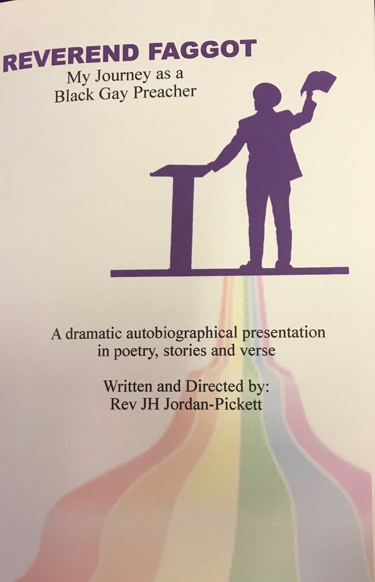 WMCCP's tweet image. Join us tonight at 7:30PM
"Reverend Faggot" An autobiographical presentation in poetry, stories and verse. Celebrating Reverend Jeffrey H Jordan-Pickett's 25th Anniversary as Pastor of Whosoever Metropolitan Community Church of Philadelphia. Tickets available at the door $15