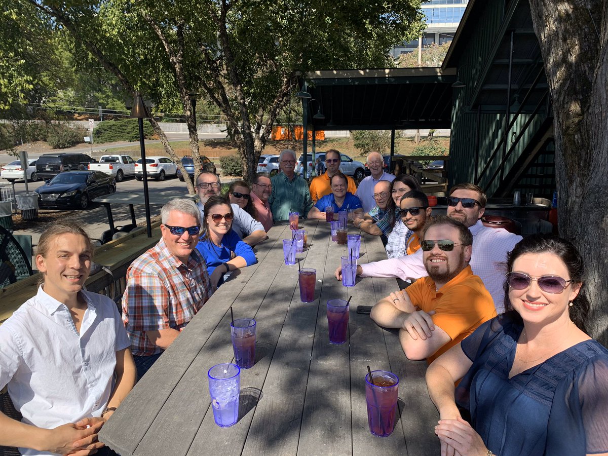 It was a beautiful day for a staff outing at Calhouns for lunch! ☀️