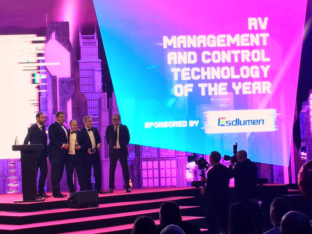 So proud: AVI-SPL wins in the category AV Management and Control Technology of the year #AVAwards19