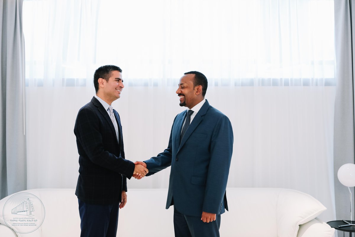 EdgarSandovalSr's tweet photo. Congratulations @AbiyAhmedAli on winning the Nobel Peace Prize for fostering reconciliation between Ethiopia and Eritrea! It's inspiring to watch you live out your faith as a leader. Thank you for your hospitality when our World Vision team met with you last year in Addis Ababa. https://t.co/n6ZtlhPs8g