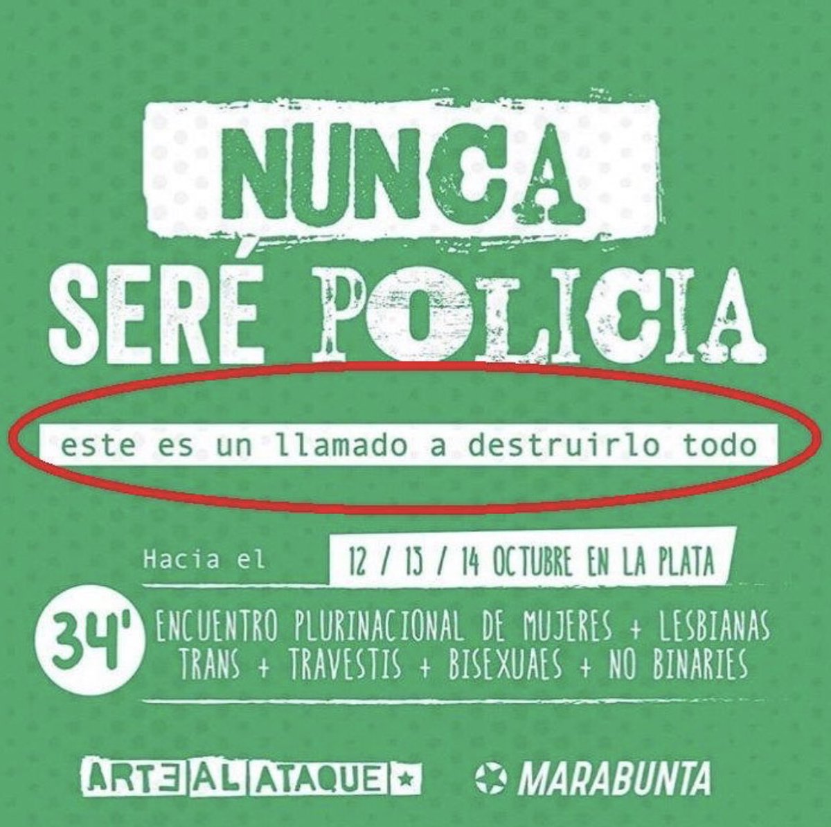 Vickypita__'s tweet photo. “Llamado a destruirlo todo”????!!!!! WTF https://t.co/o7pPiQfTnT