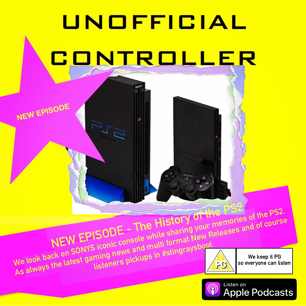 Unofficialcont1's tweet photo. Listen to the history of the #ps2 we look back at Sony’s iconic console and read out your ps2 memories. As always we look at the listeners pickups #stingraysboot the latest gaming news and the weeks new releases #xboxone #ps4 #playstation2 #nintendoswitch #gamers #consolegamers https://t.co/GhCo0r9FN8
