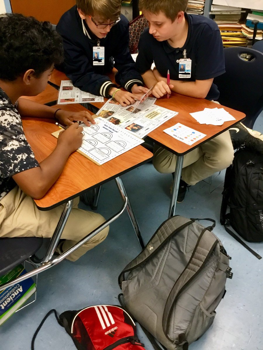 MsMotesHistory's tweet image. This week’s focus has been on EQT’s.  My Ss did awesome on the social studies test.  Ended the week w/ a breakout on Ancient Israel. #learningleading #endofquarter #engaginghistory @Causeytigers