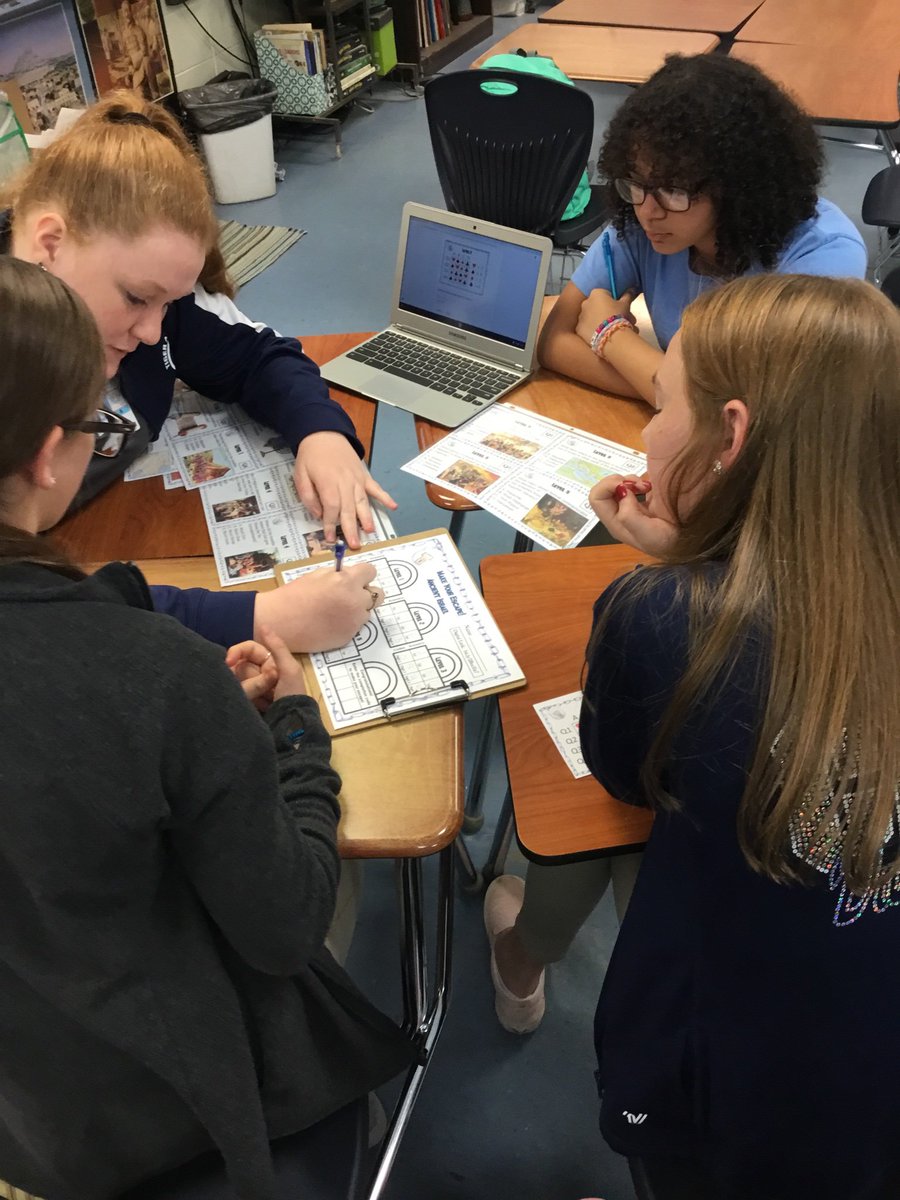 MsMotesHistory's tweet image. This week’s focus has been on EQT’s.  My Ss did awesome on the social studies test.  Ended the week w/ a breakout on Ancient Israel. #learningleading #endofquarter #engaginghistory @Causeytigers