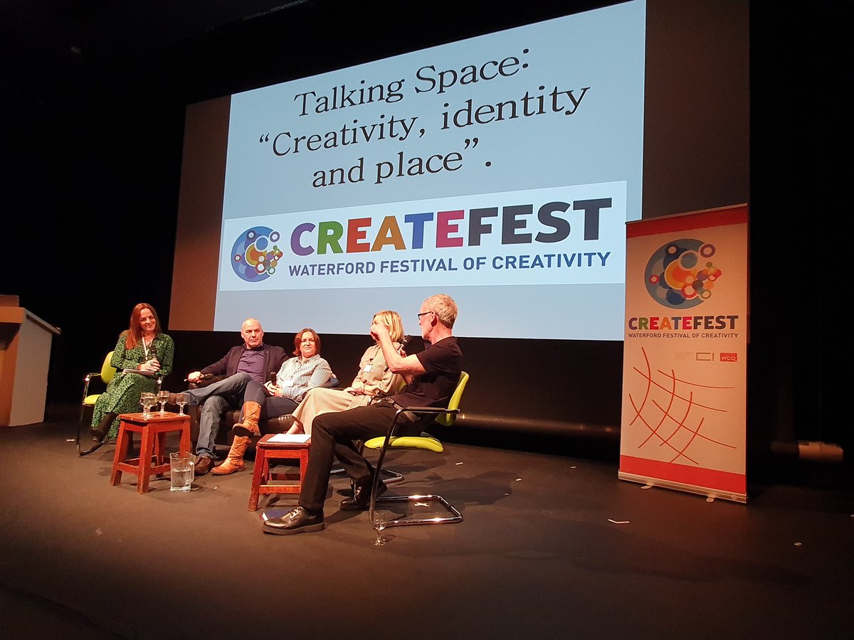 EventsbyCarmel's tweet photo. Feet up after an extremely busy but inspirational and creative day at #CreateFest in @garterlane @TheWaterfordGOA & @TullysWaterford . Thank you to all the wonderful speakers & attendees, thank you for sharing. #waterford https://t.co/oexDgPg0vp