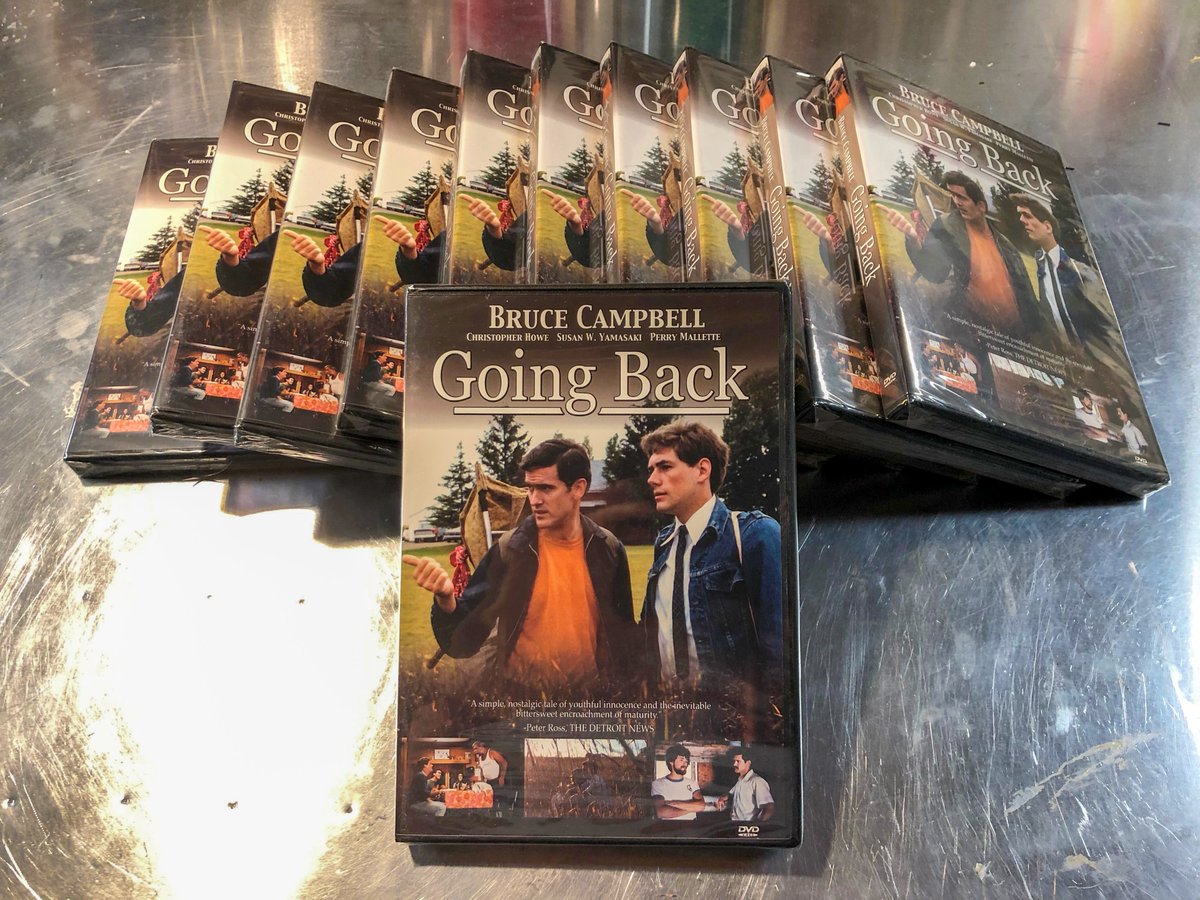 MiseMichigan's tweet photo. Quick reminder: everyone who buys a ticket to tomorrow's screening of GOING BACK will also get a free DVD of this indie classic. See Bruce Campbell make his dramatic acting debut tomorrow at 5pm at the @Senate_Theater! https://t.co/bJfxbBQwU0