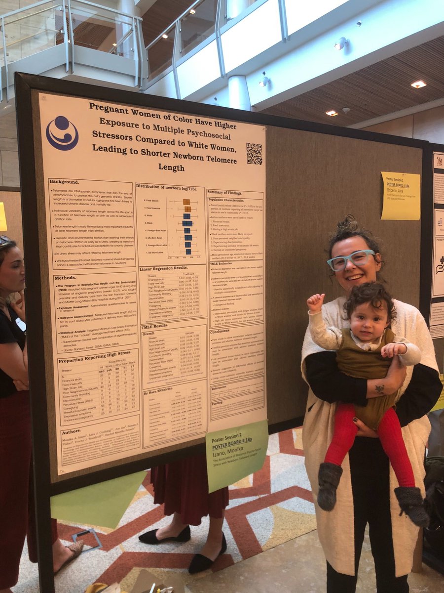 UCSF_PRHE's tweet photo. Our post-docs @JuliaVarshavsky and Monika used @Mikemorrison's #betterposter format to present their data at @UCSF's Health Disparities Research Symposium today! #UCSFProud #PRHEProud #HDRS2019 #ScienceUX https://t.co/gvH5EnlOix