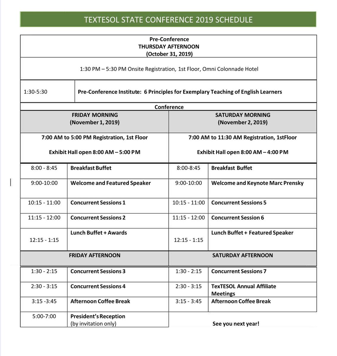TexTESOL II tweet media