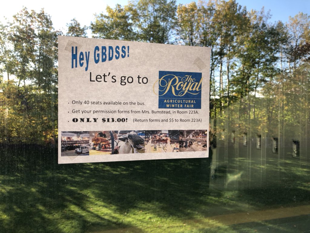 gbdsshc's tweet photo. Field trip for @georgianbay_dss students to the @theRAWF - forms available at room 223A. https://t.co/hleMneM9vE