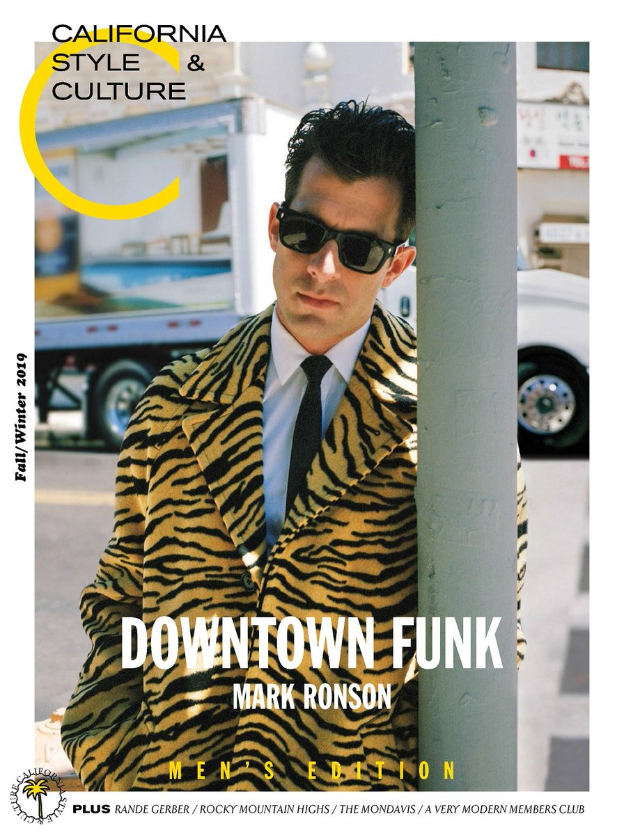 Musician MARK RONSON gets in touch with his animal nature, and animal prints, in the new C Magazine @CCaliStyle w/photos by Kurt Markus. Hair/grooming by Jason Schneidman aka <a href="/TheMensGroomer/">Jason Schneidman</a> using #TheMensGroomer #paste &amp; products from TheMensGroomer.com