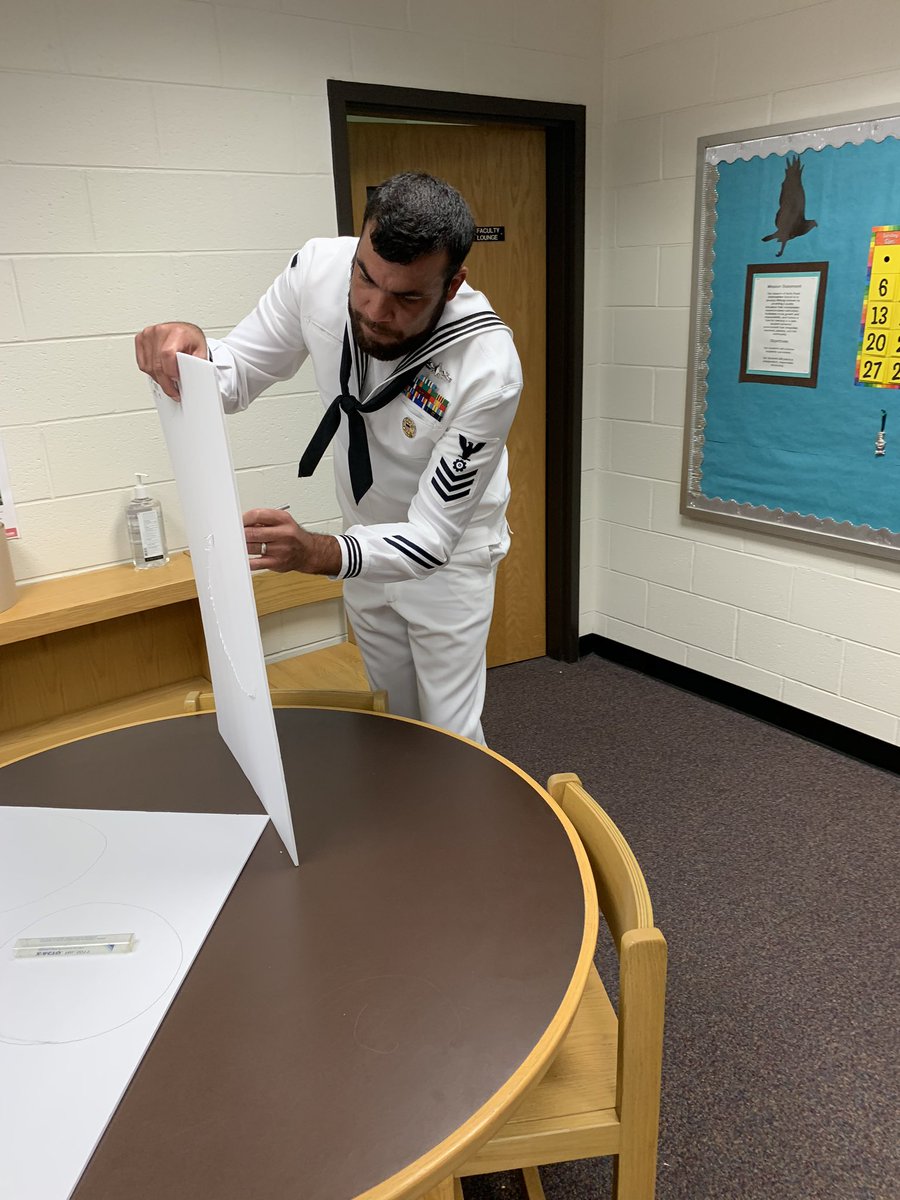 ButtsRoadInt's tweet photo. The US Navy is 244 years old today. BRI had the pleasure of working with these wonderful volunteers to kick off Fleet Week. The students also enjoyed Penny, a special furry visitor!
#SoaringhighatBRI #FleetWeek2019 https://t.co/pwFg9nqRkY