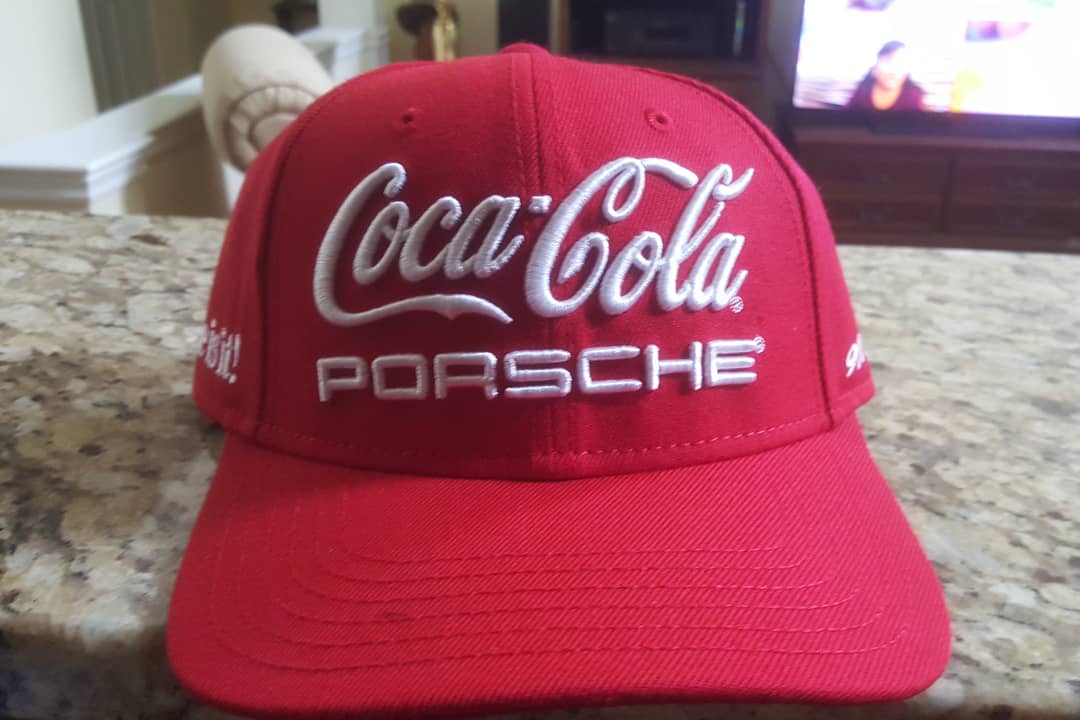 CVRPCA's tweet photo. Who's ready for the season final @IMSA race in #atlanta .. @PorscheNAracing & @CocaCola partner together for the last race retiring the 2017 #911RSR #porsche cars for teams #911 and #912 (got my hat on time).. good luck to @porsche from #CVRPCA .. #pcanational #Porschemoment https://t.co/WWbQvk2RtP