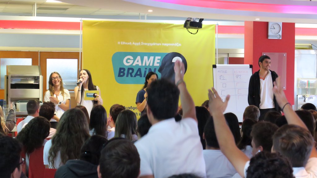 GameBrainCa's tweet image. GAME BRAiN Cyprus’s 1st school! 2 performances! Presenters did an awesome job. The audience was enthusiastic and the awareness messages well received. Great way to end our week of training. They’re on their own now! #rgaw2019 @RG_Cyprus @NBA_CY