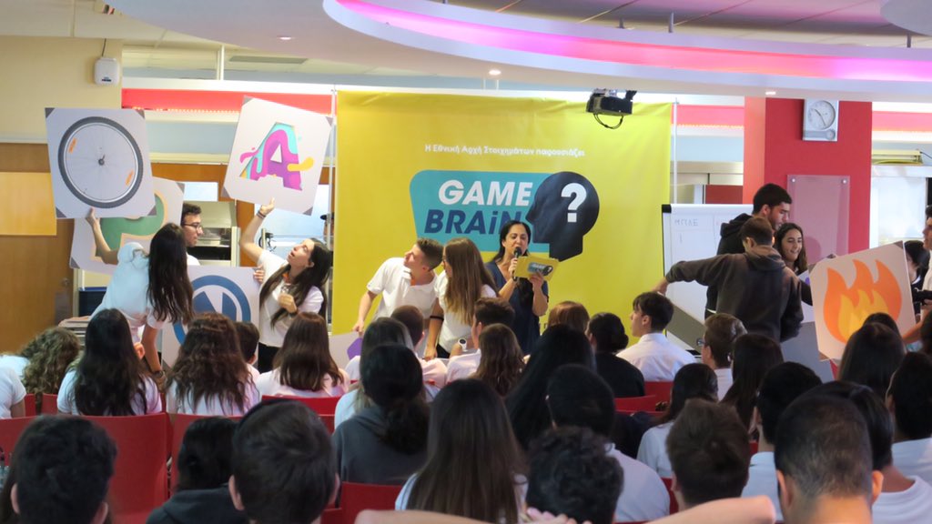 GameBrainCa's tweet image. GAME BRAiN Cyprus’s 1st school! 2 performances! Presenters did an awesome job. The audience was enthusiastic and the awareness messages well received. Great way to end our week of training. They’re on their own now! #rgaw2019 @RG_Cyprus @NBA_CY