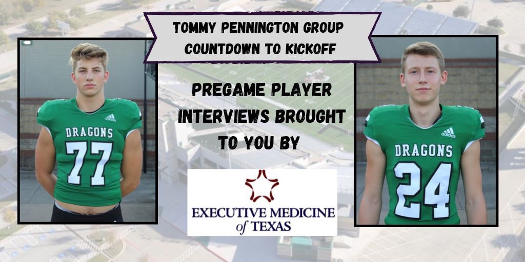 MetroSportsDFW's tweet photo. Pregame player interviews tonight brought to you by @ExecMed!

At 6PM make sure you're listening to our @tommypennington Group Countdown to Kickoff to hear from:

RT @RochesterRobby and S @JoshSweat5 

100.7FM or https://t.co/ptih9a9NM5

@CABCSLC @CarrollDragonFB @SLCAthletics https://t.co/MXV6PGKvg7